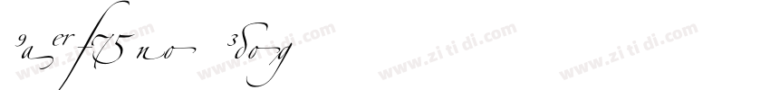 Zapfino Two字体转换
